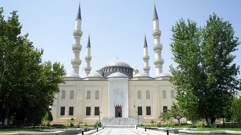 DSC04823.JPG - La moschea di Azadi. E' simile alla moschea Blu di Istanbul. 