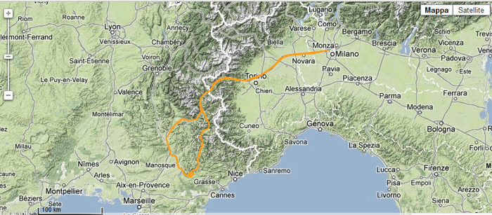 verdon tracciato
